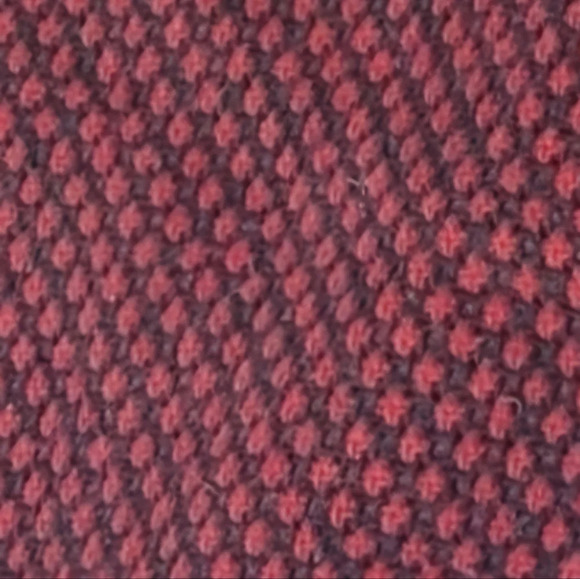 Red  wool blend textured slit skirt 14 - Picture 10 of 10